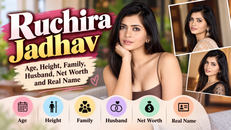 Ruchira Jadhav: Amazing Facts About Her Age, Height, Family, Husband, Net Worth and Real Name